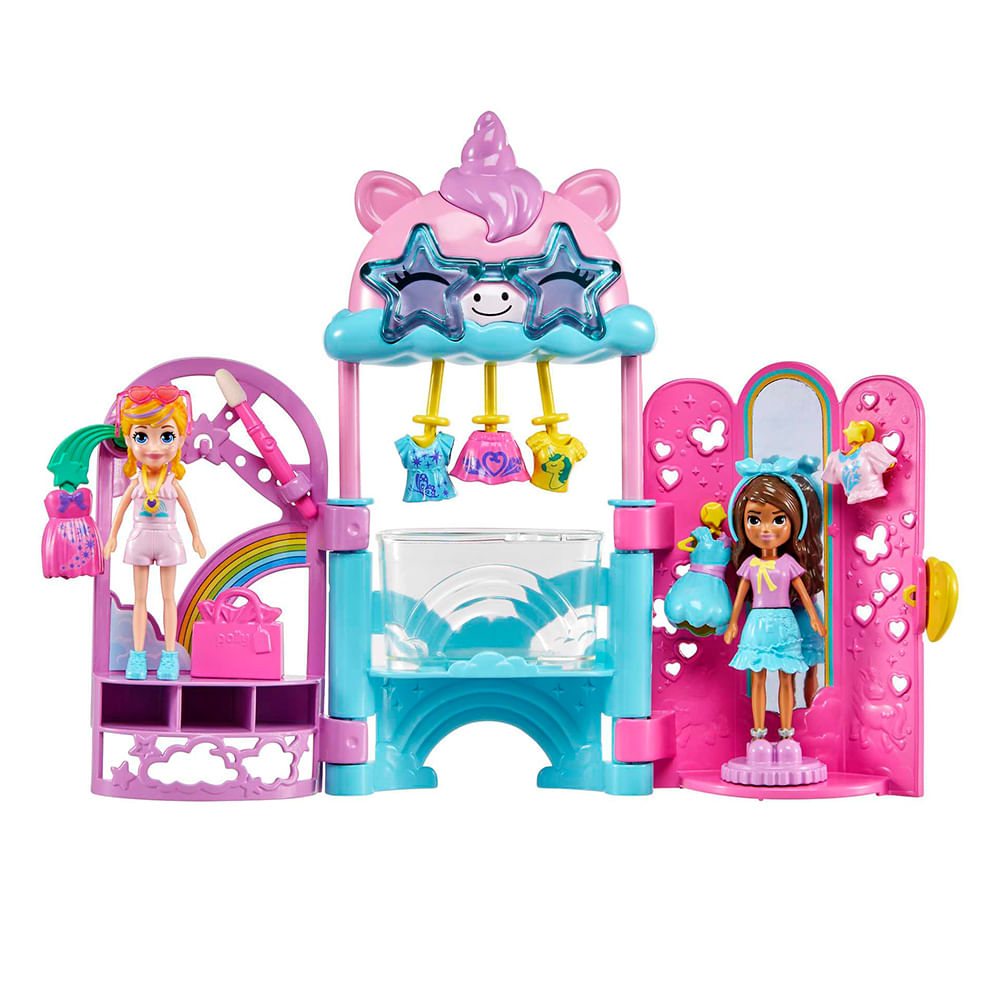 Polly pocket set de juego set boutique de moda