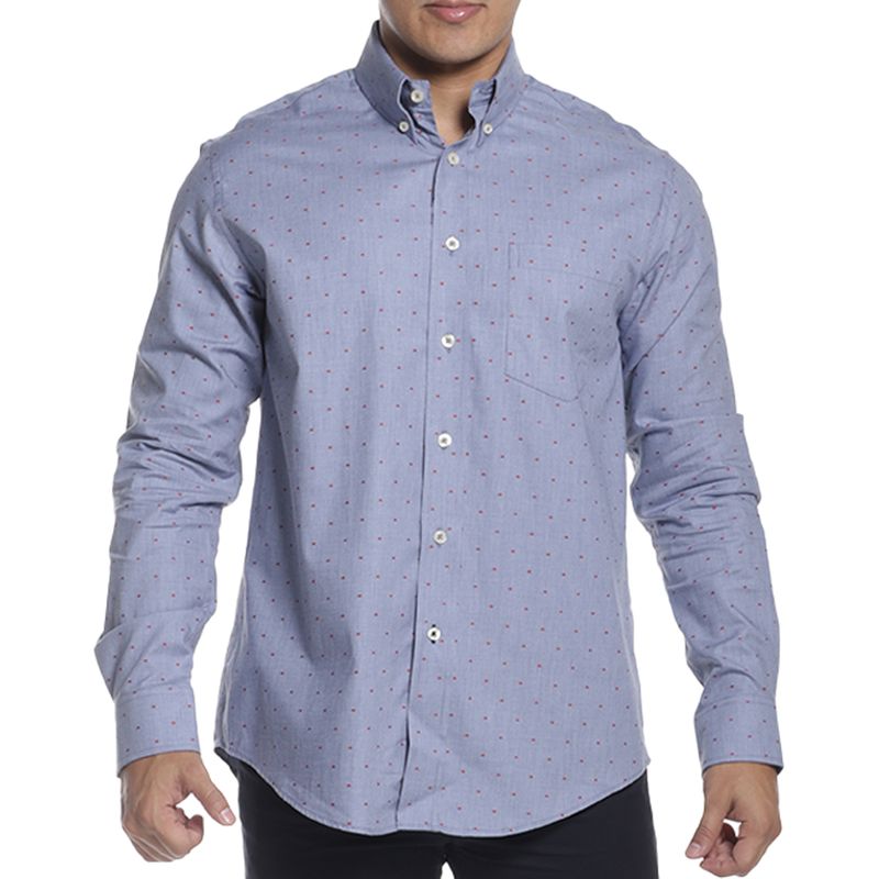 Camisa cheap puntos hombre