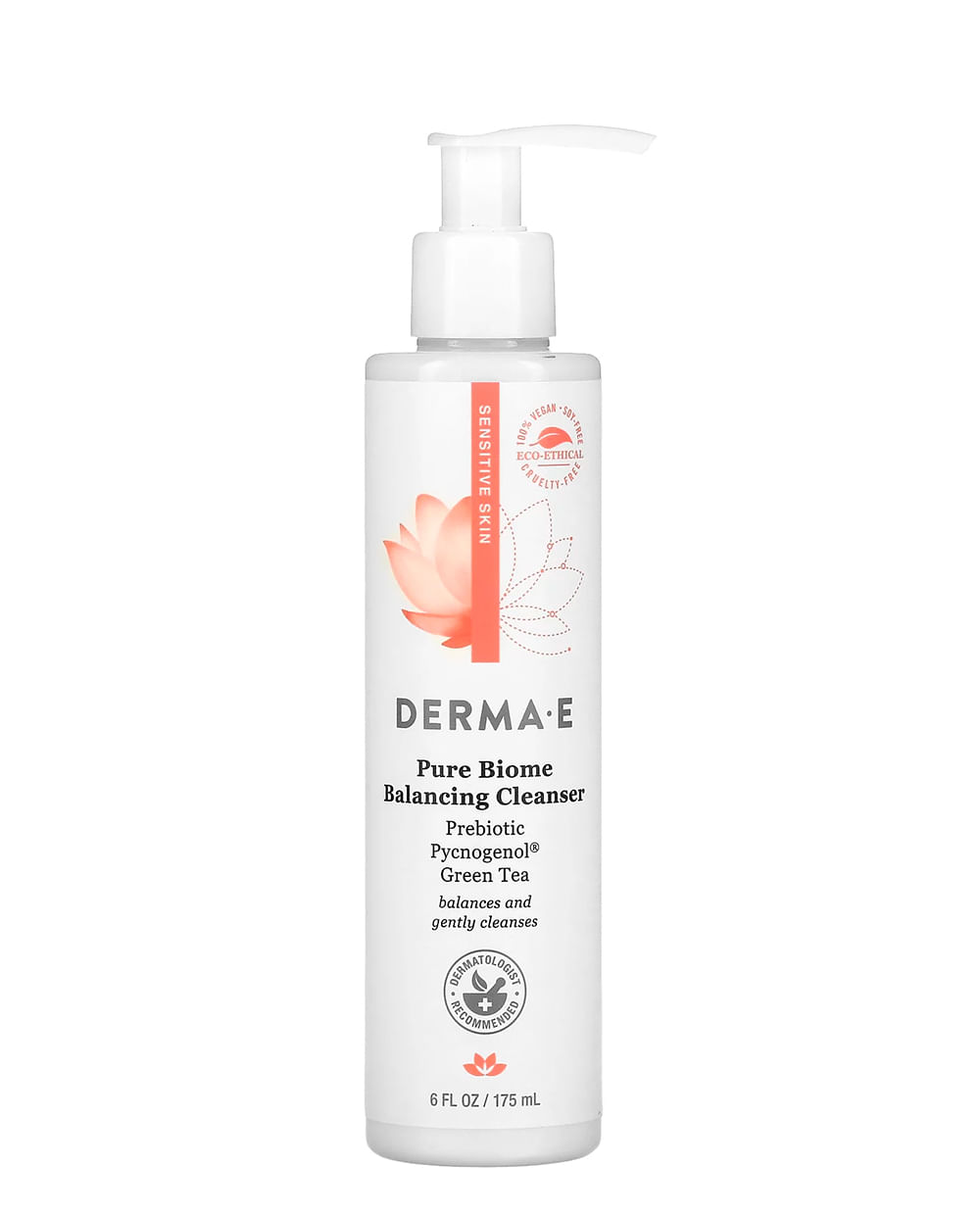 Derma E Pure Biome Balancing Face Cleanser 175ml - Siman El Salvador