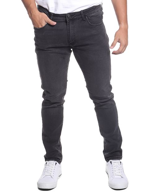 Pantalones strech negro cheap caballero