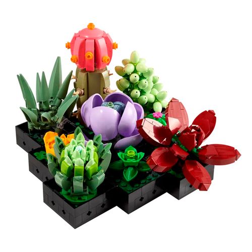 Colección botánica Lego: suculentas