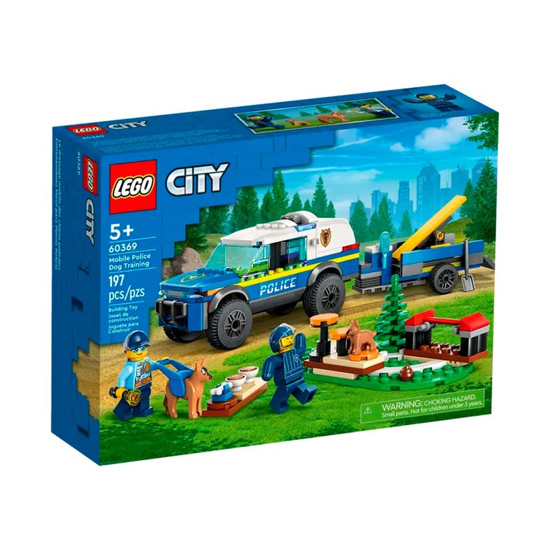 Lego CIty Entrenamiento Móvil para Perros Policía