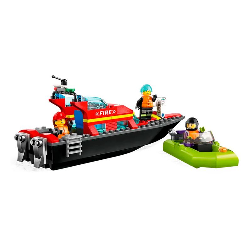 Lego city cheap barco de bomberos