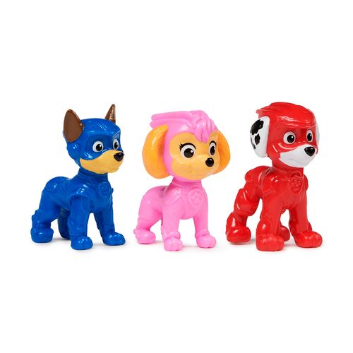 Paw Patrol La Pelicula Set Mini Figuras Pack X3
