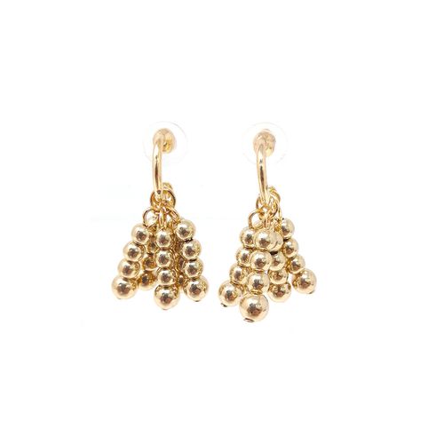 Aretes color dorado para mujer colgantes
