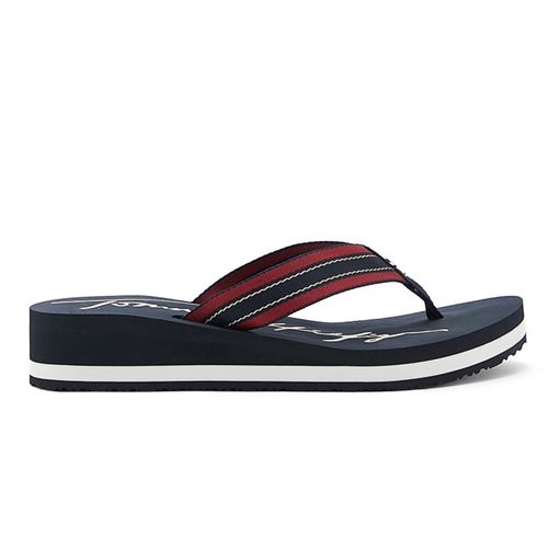 Sandalia de playa Tommy Hilfiger color azul para mujer