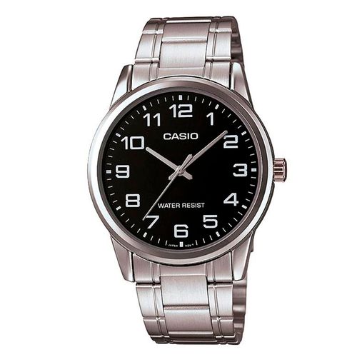 Reloj Casio análogo metálico plateado para hombre