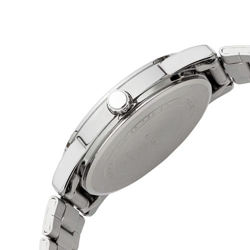 Reloj Casio análogo metálico plateado para hombre