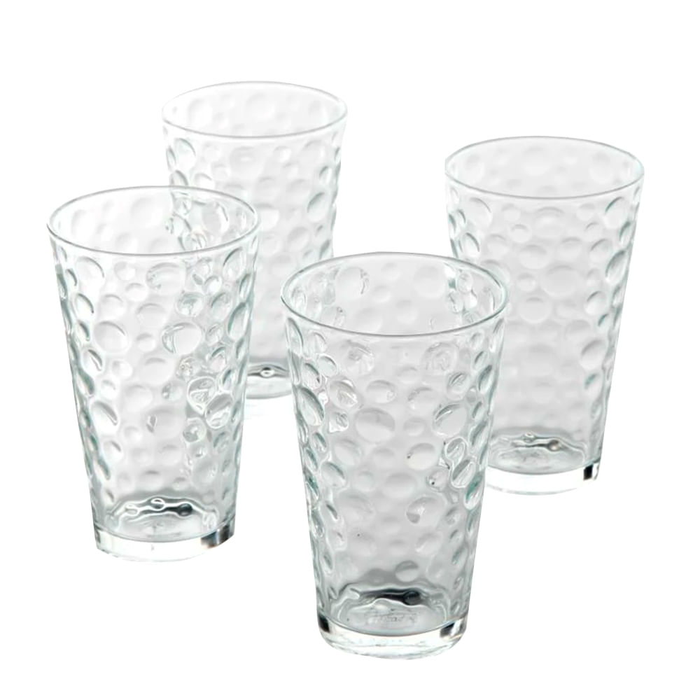 Set de vasos de vidrio 580ml 2pzas
