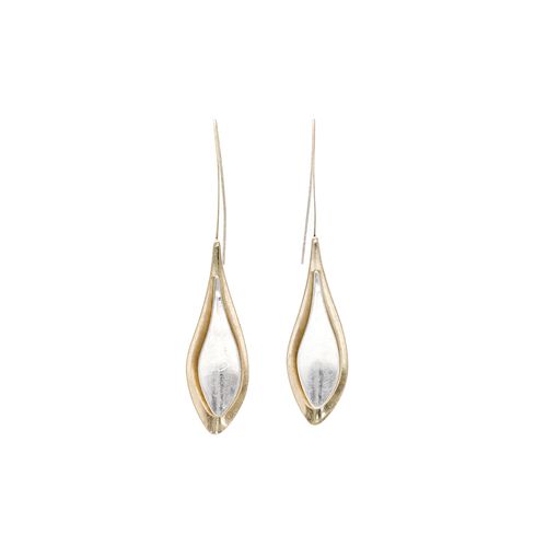 Aretes dorado para mujer