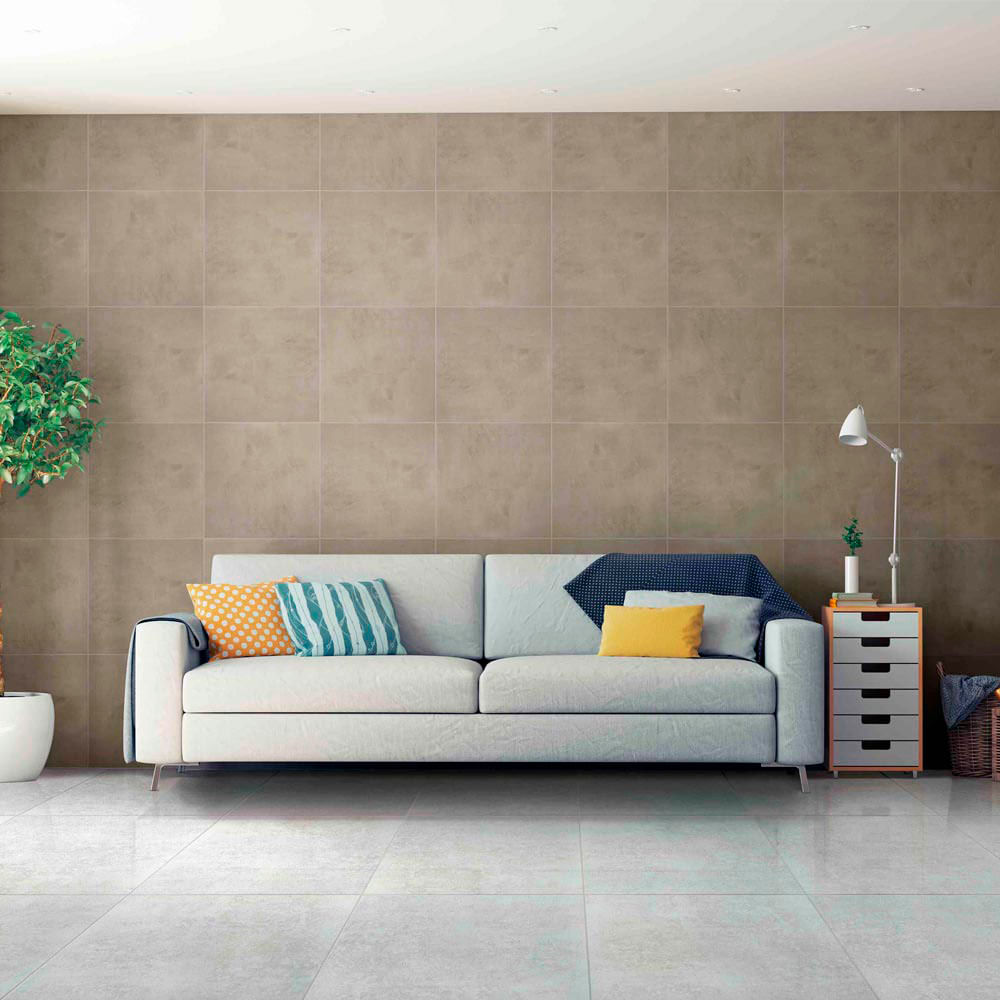 Cerámica para interiores 60x60 colonia gris ext caja - Siman El Salvador