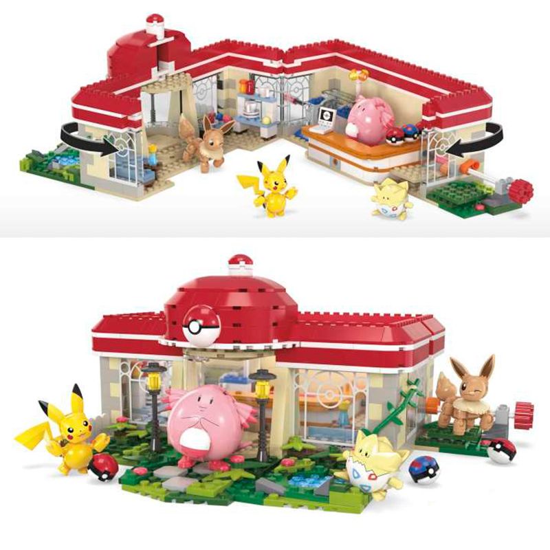 Mega pokemon juguete de construccion pokemon center bosque