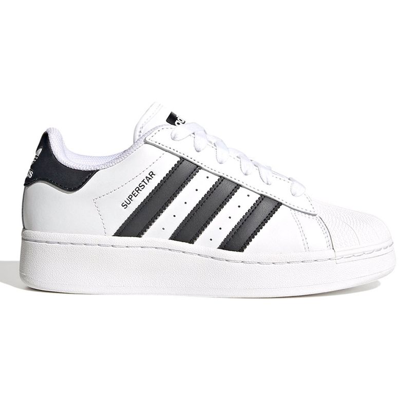 Calzado Adidas Originals Superstar deportivo casual blanco negro para dama