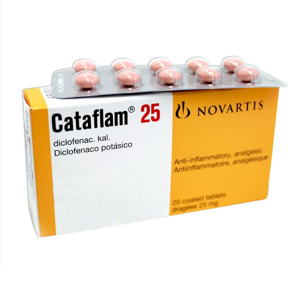 Cataflam 25mg X 20 Grageas - Siman El Salvador