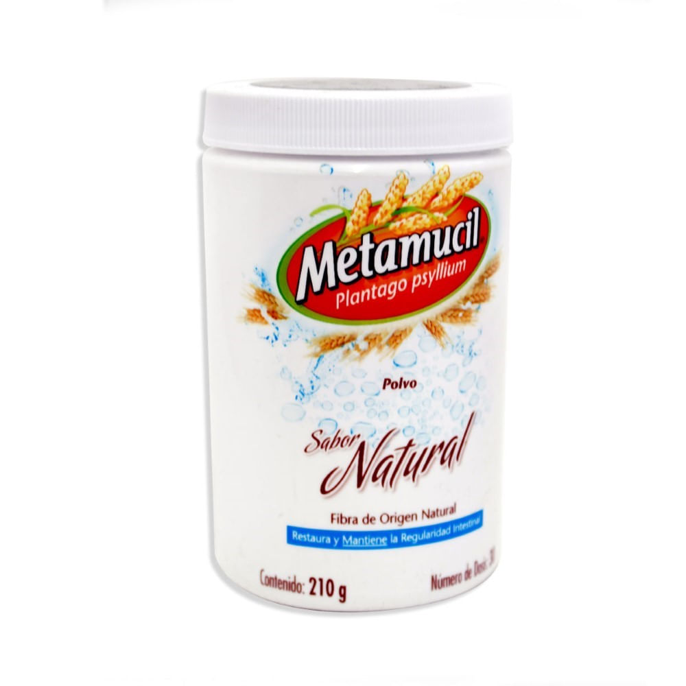 Metamucil Sabor Natural Frasco X 210 Gramos - Siman El Salvador