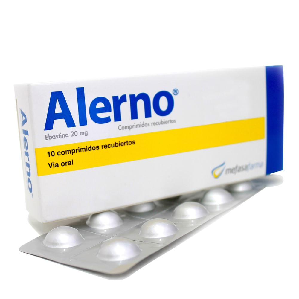 Alerno 20mg x 10 comprimidos - Siman El Salvador