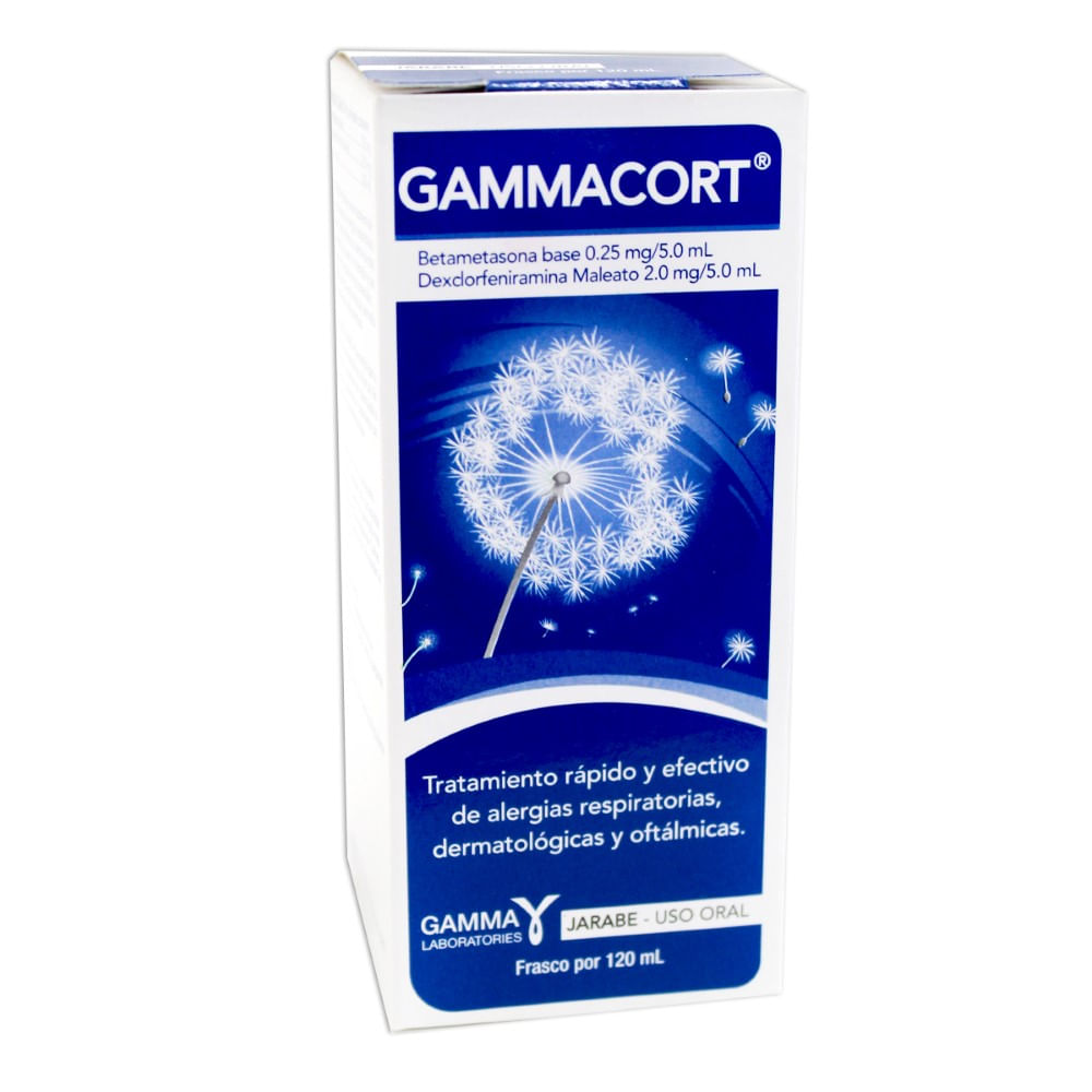 Gammacort jarabe 120ml - Siman El Salvador