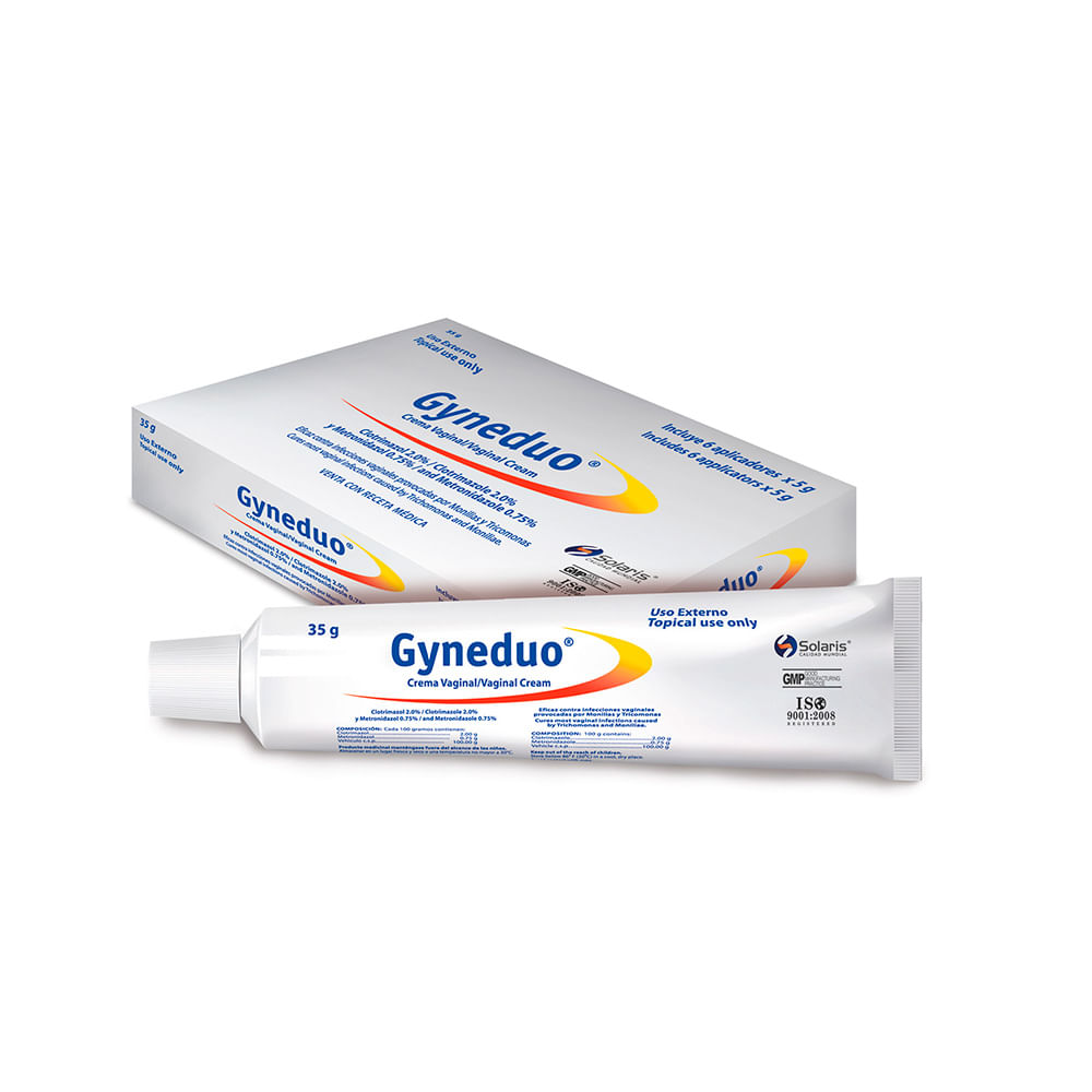 Gyneduo crema tubo x 35 gramos + 6 aplicadores - Siman El Salvador