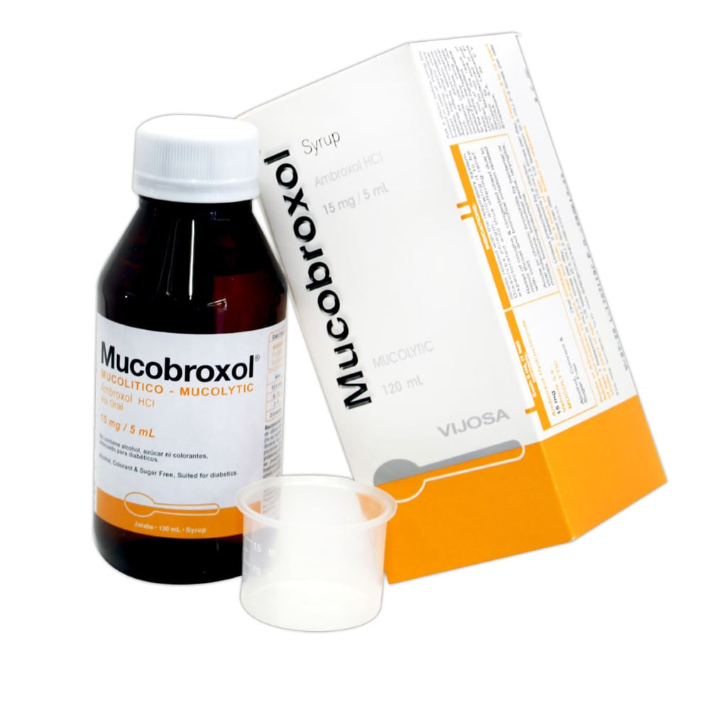 Mucobroxol jarabe 15mg/5ml frasco x 120ml - Siman El Salvador