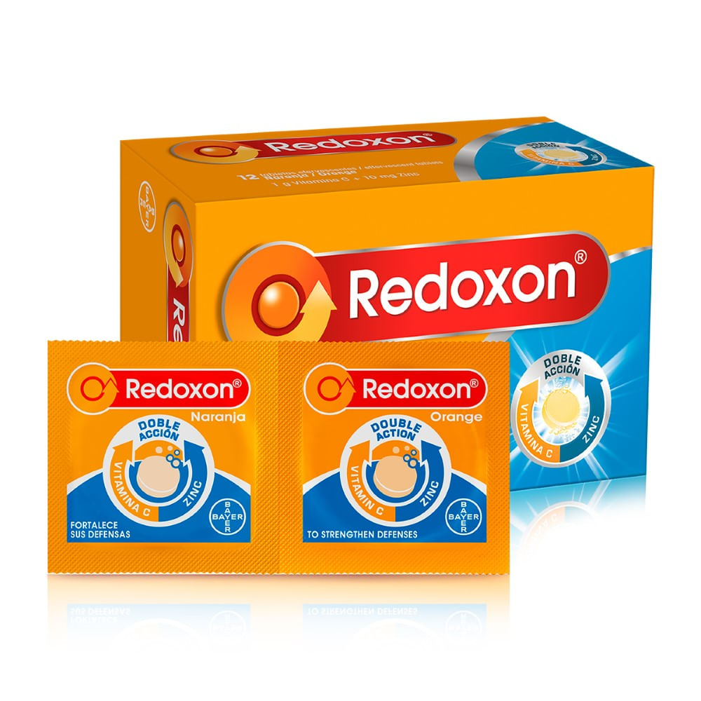 Redoxon doble accion x 12 tabletas efervescentes