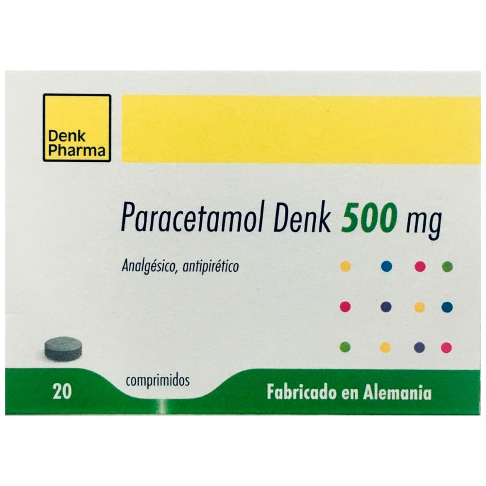 para denk 500mg b/20ces