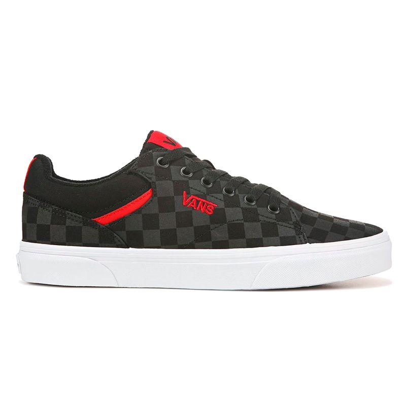 Vans rojo cheap con negro