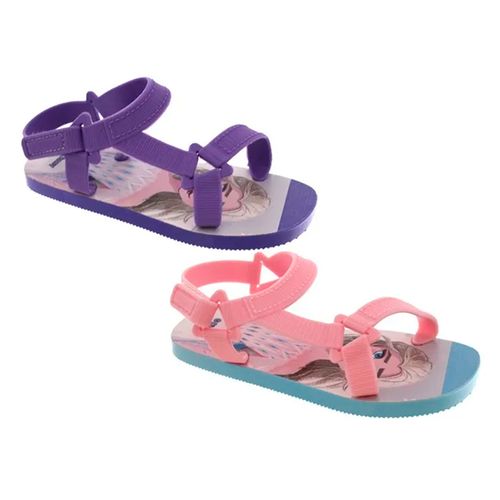 Sandalia de playa Disney Frozen morado/rosado para niña bebé-Surtido