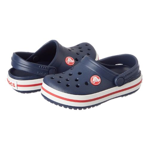 Zueco casual Crocs color azul para niño