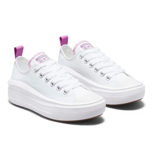 Zapato deportivo casual Converse move blanco para niña