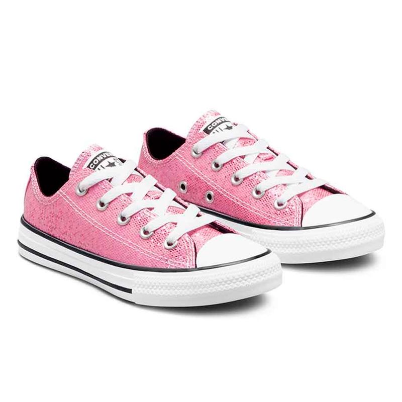 Converse rosas 2024 con brillos