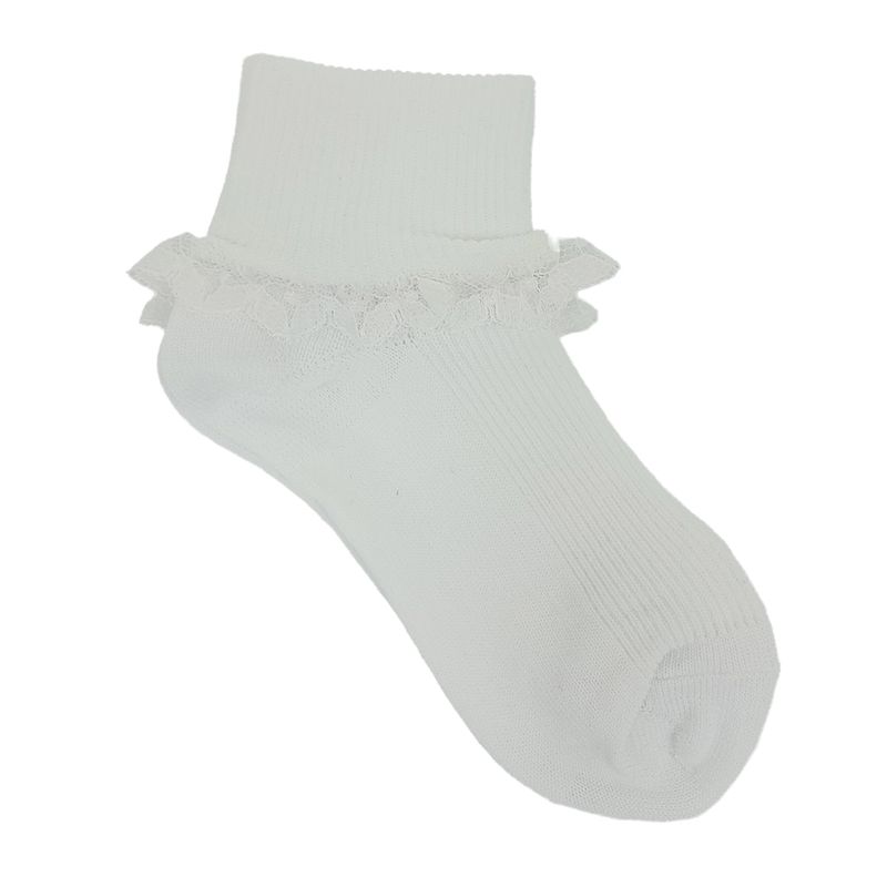 Set-de-3-pares-de-calcetines-blanco-solido-para-niña