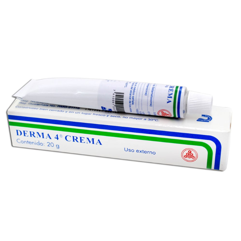 Derma 4 crema de 20 gramos - Siman El Salvador