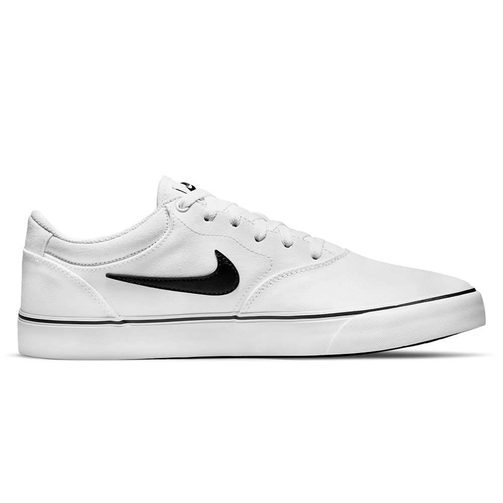 Zapato deportivo casual Nike SB Chron 2 Canvas blanco para hombre ...