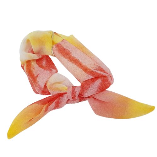 Cola de cabello multicolor sólido para niña