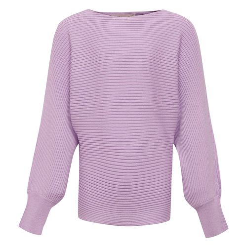 Suéter morado sólido para niña