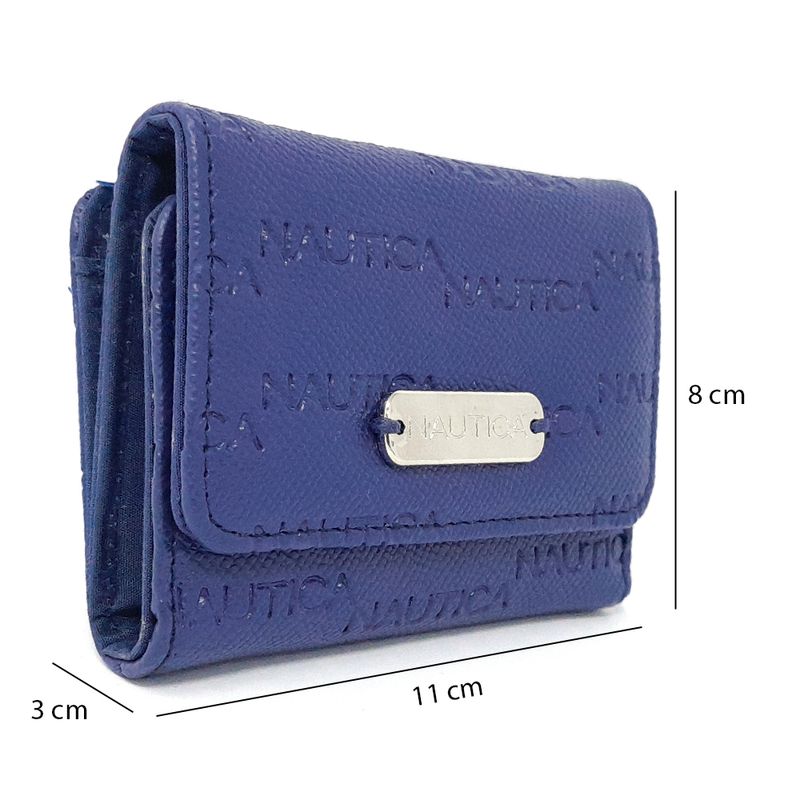 Billetera Nautica color azul para mujer