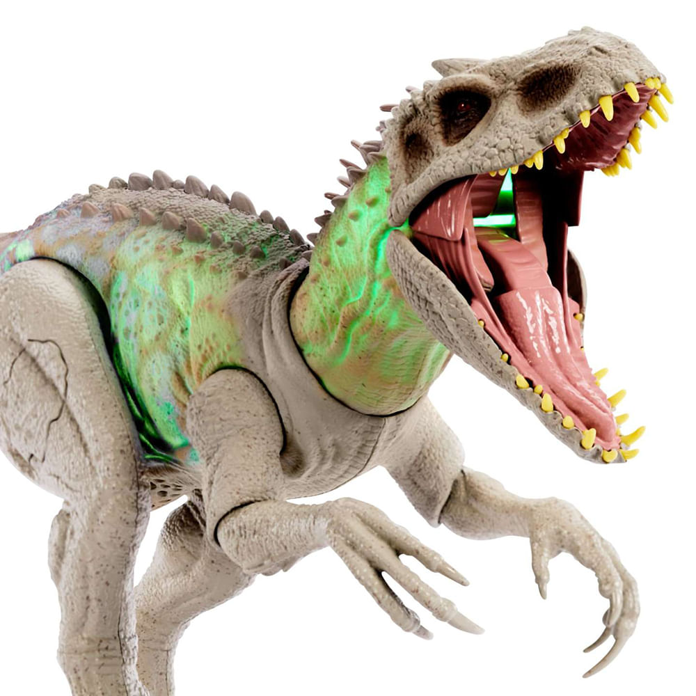 Jurassic World Dinosaurio Indominus Rex Camuflaje Y Ataque 