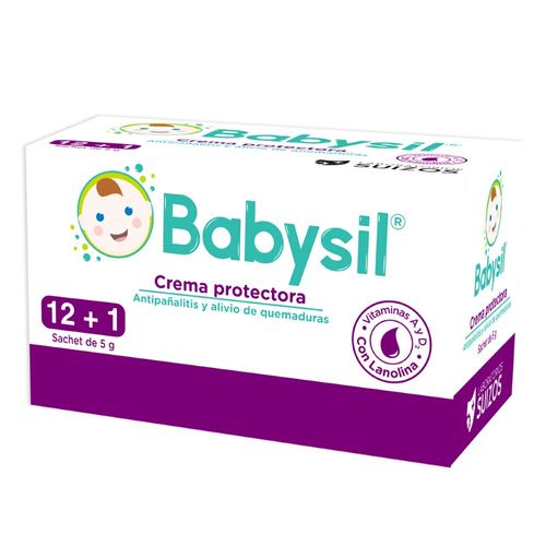Babysil crema antipañalitis 5gr x12 sachets