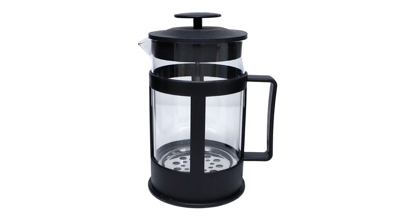 Cafetera francesa vidrio 1000 ml Negro