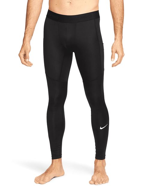 Malla deportiva negra estampada Nike para hombre