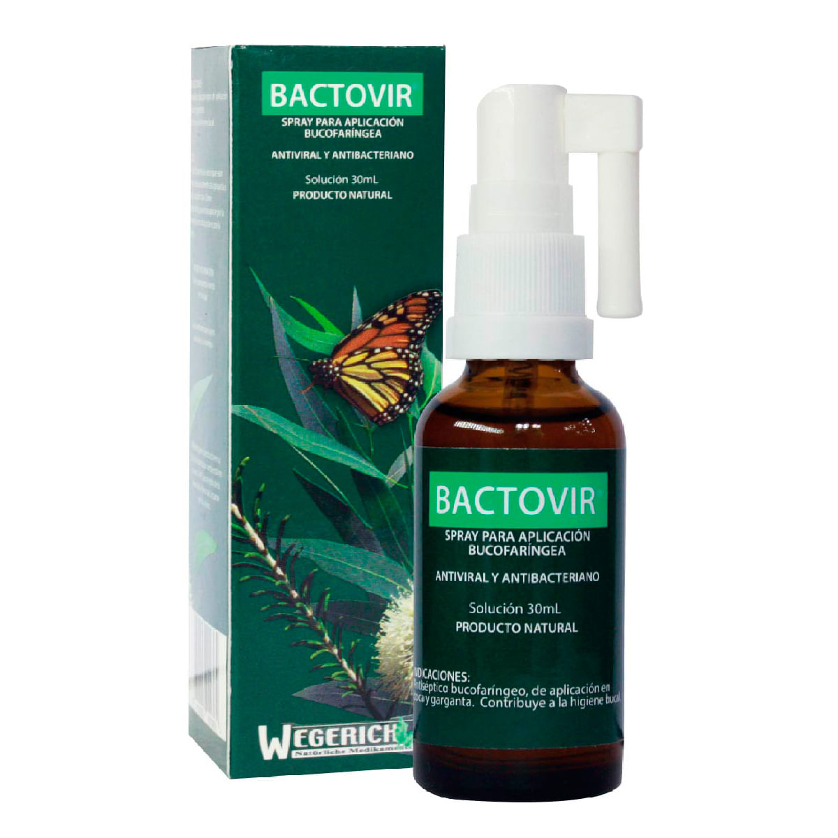 Bactovir spray bucal x 30ml - Siman El Salvador