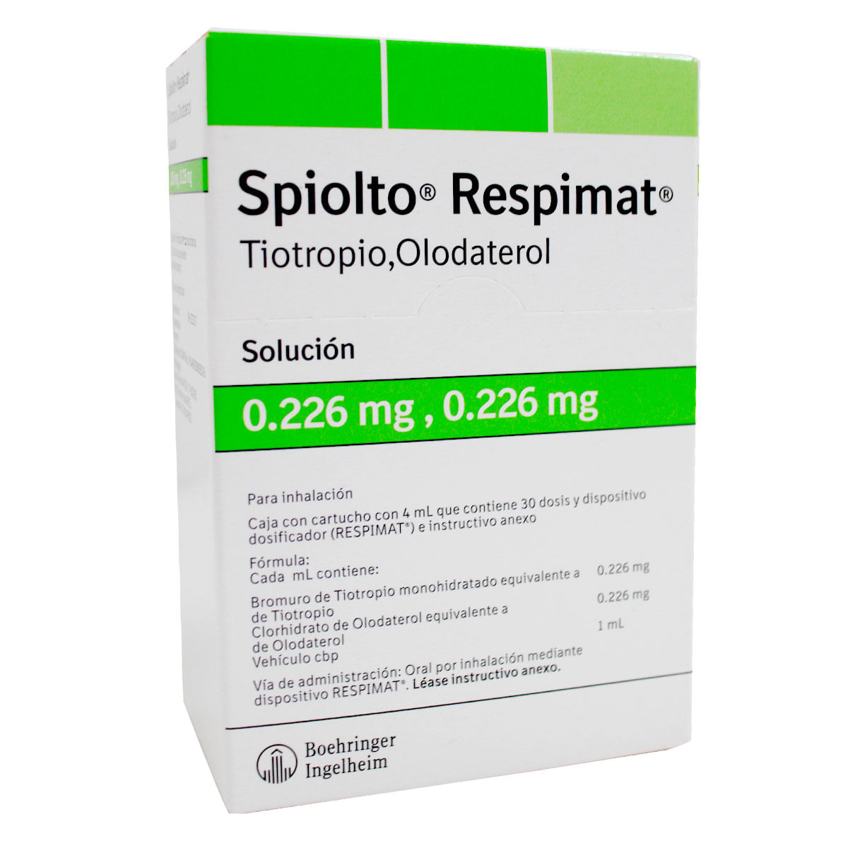 Spiolto respimat solucion 4ml x 30 dosis - Siman El Salvador