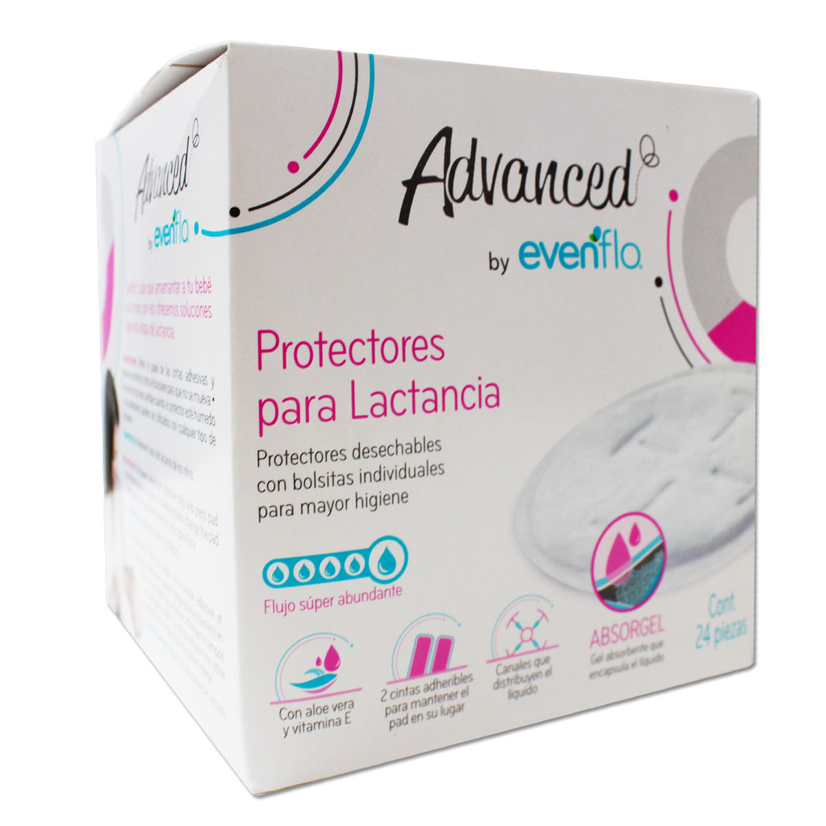Protectores para Lactancia Evenflo Advanced 100 pzas