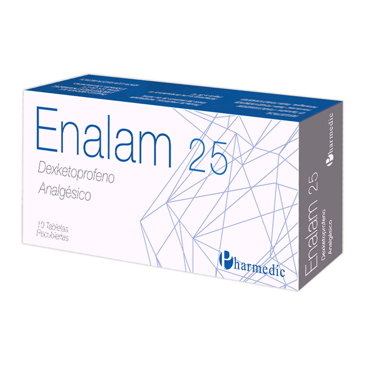 Enalam 25mg x 10 tabletas Siman El Salvador