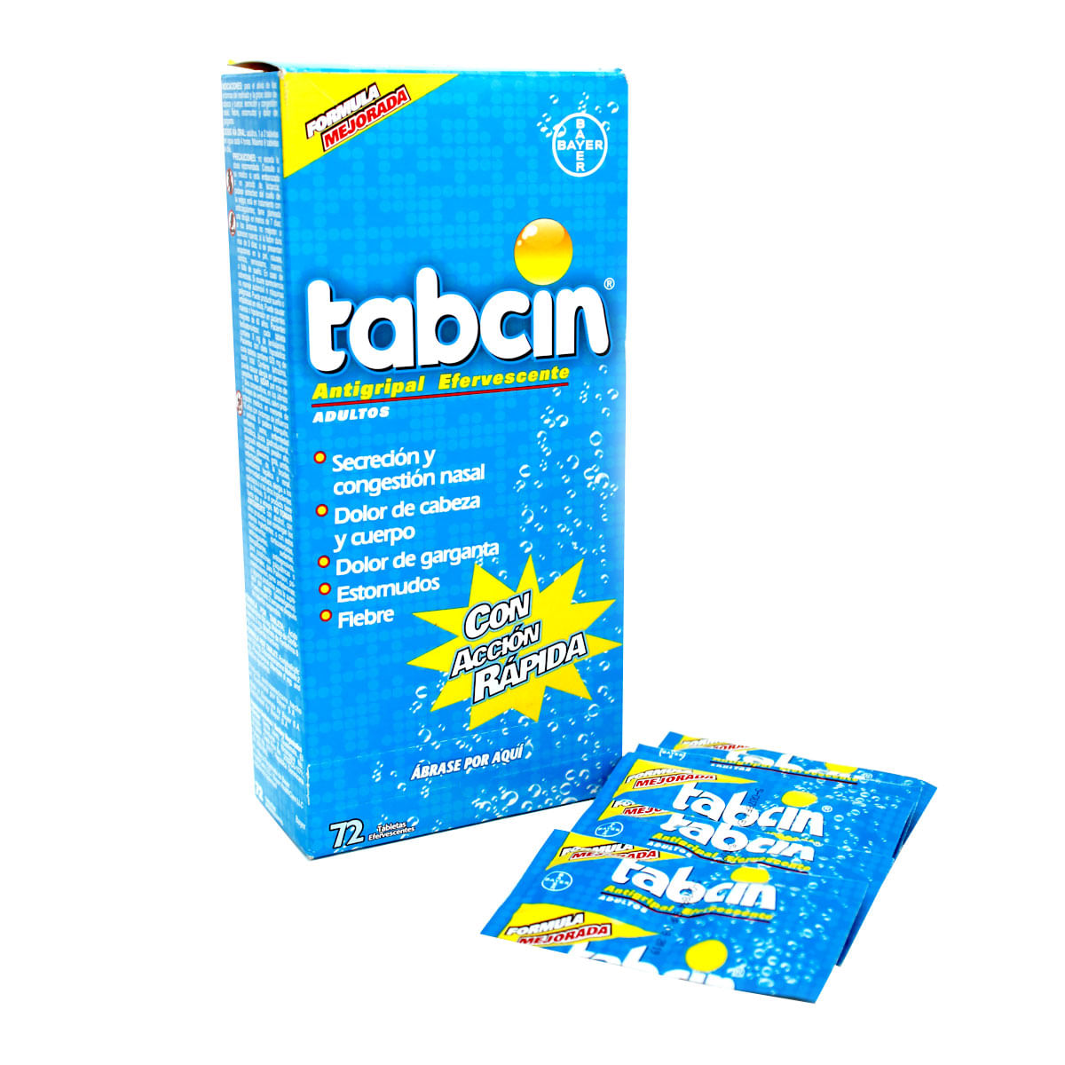 Tabcin adulto x 72 tabletas efervecentes - Siman El Salvador