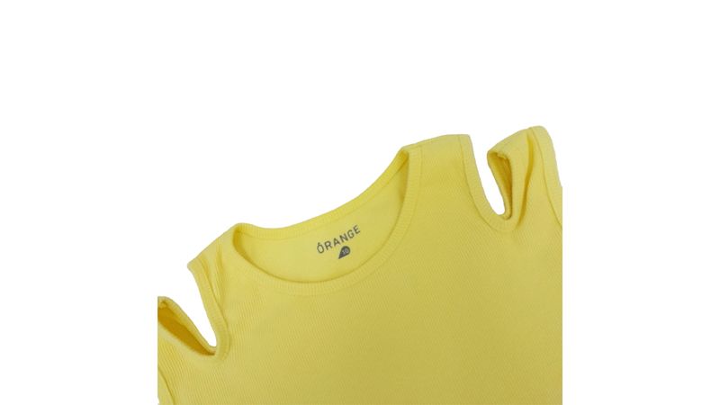 Blusa amarilla niña hot sale