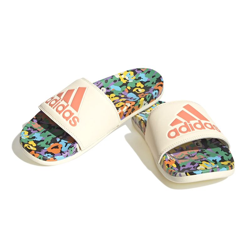 Sandalias Adidas Adilette comfort multicolor para dama Siman El