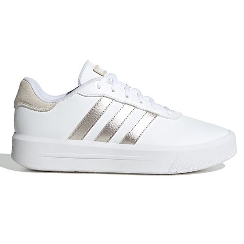 Zapato casual Adidas Court Platform color blanco para mujer