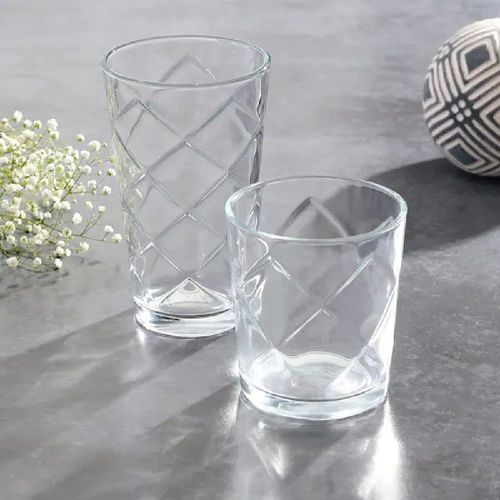 Set de vasos de vidrio 580ml 2pzas