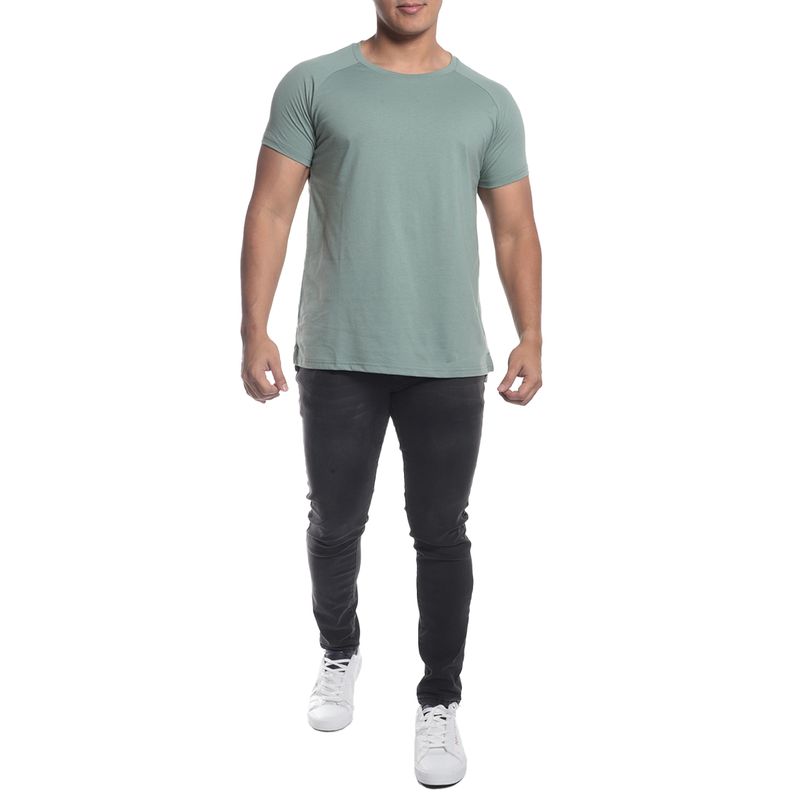 Camiseta Básica Verde Para Hombre TSB002 – Delascar